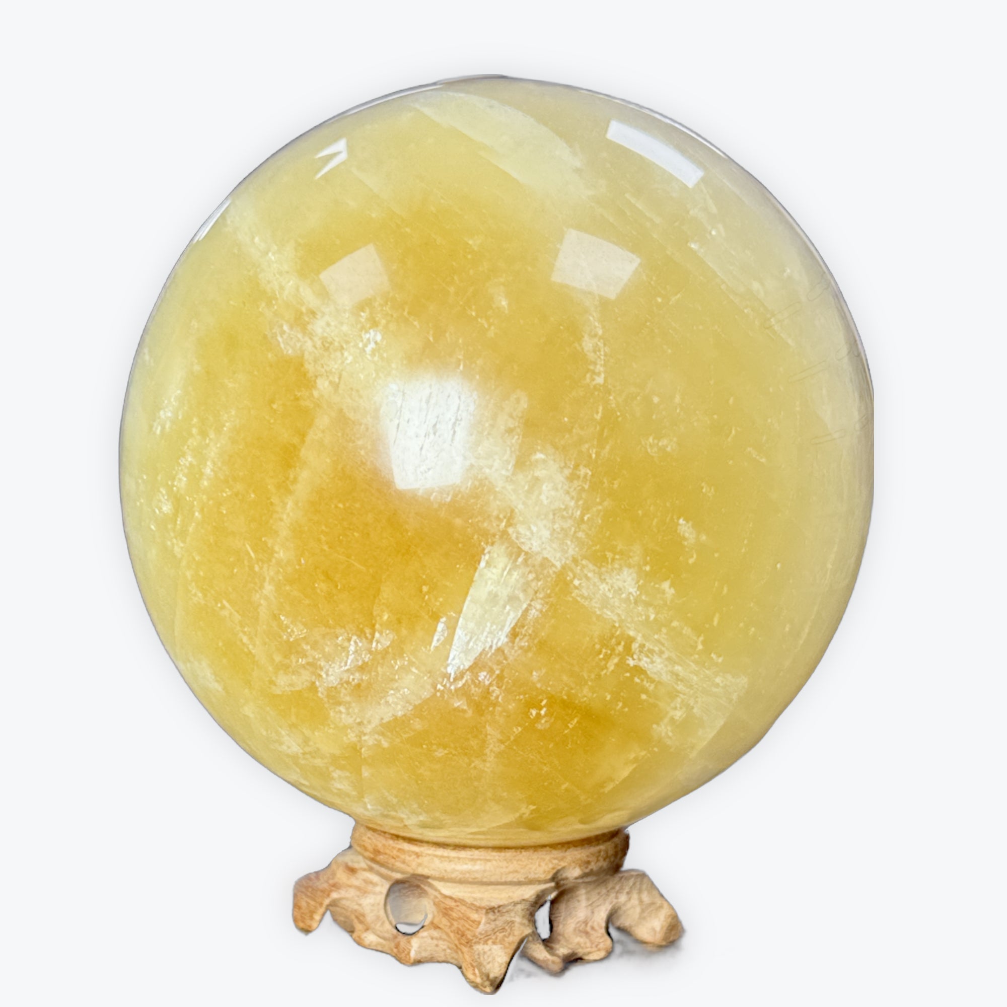 Sphere XXL Calcite Jaune