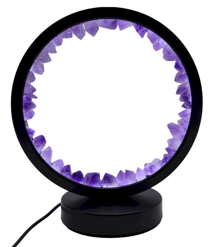 Lampe Ambiance Améthyste 21cm