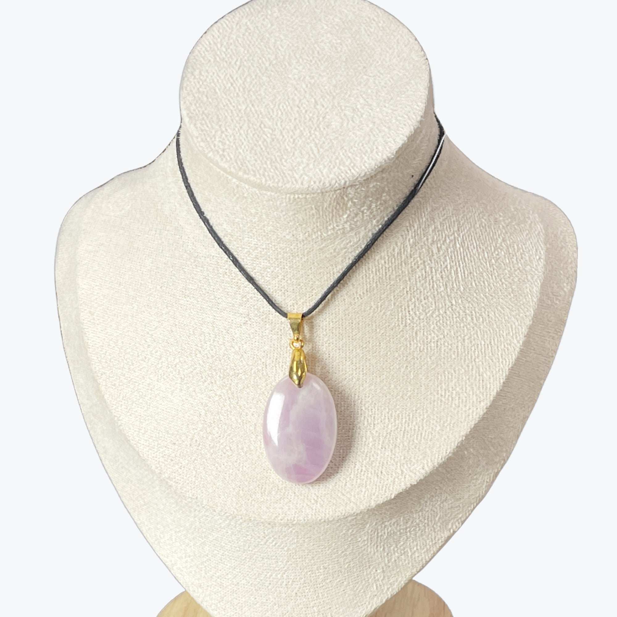 Pendentif Kunzite ovale