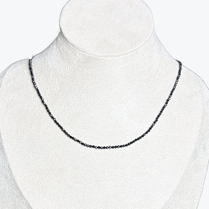 Collier Spinelle Facetté - 5