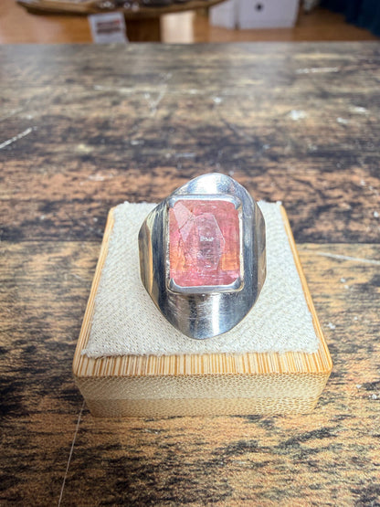 Bague tourmaline rose