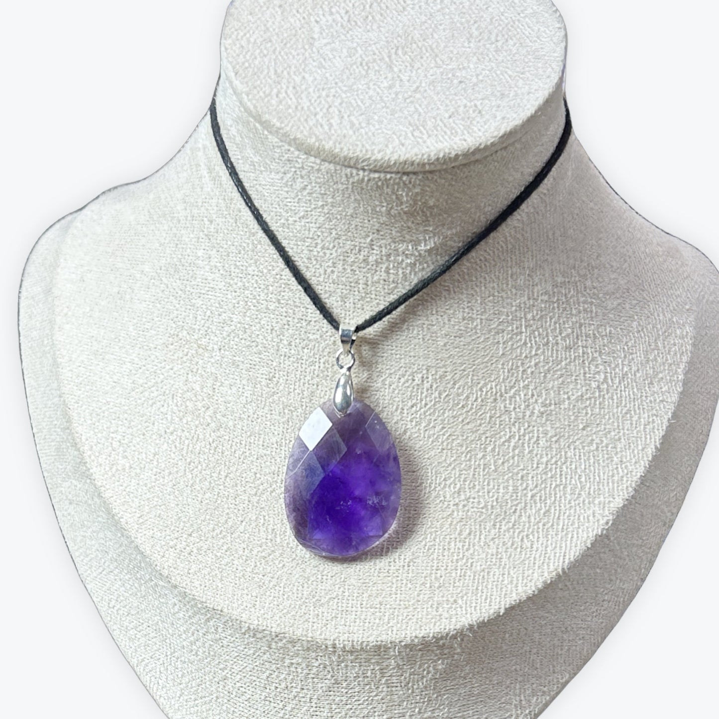 Pendentif Amethyste Facetté