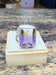 Bague Amétrine rectangulaire serti clos