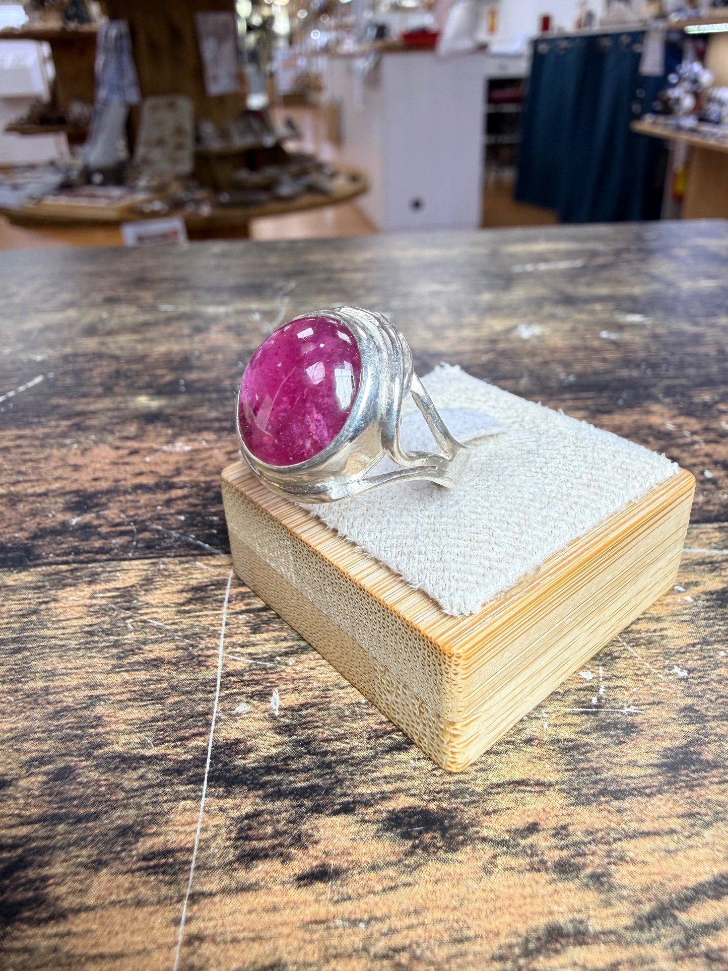 Bague Rubis glassfield ronde