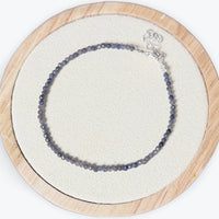 Bracelet Cordiérite iolite Facetté - 2