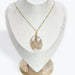 Pendentif Agate Fleur - Galet