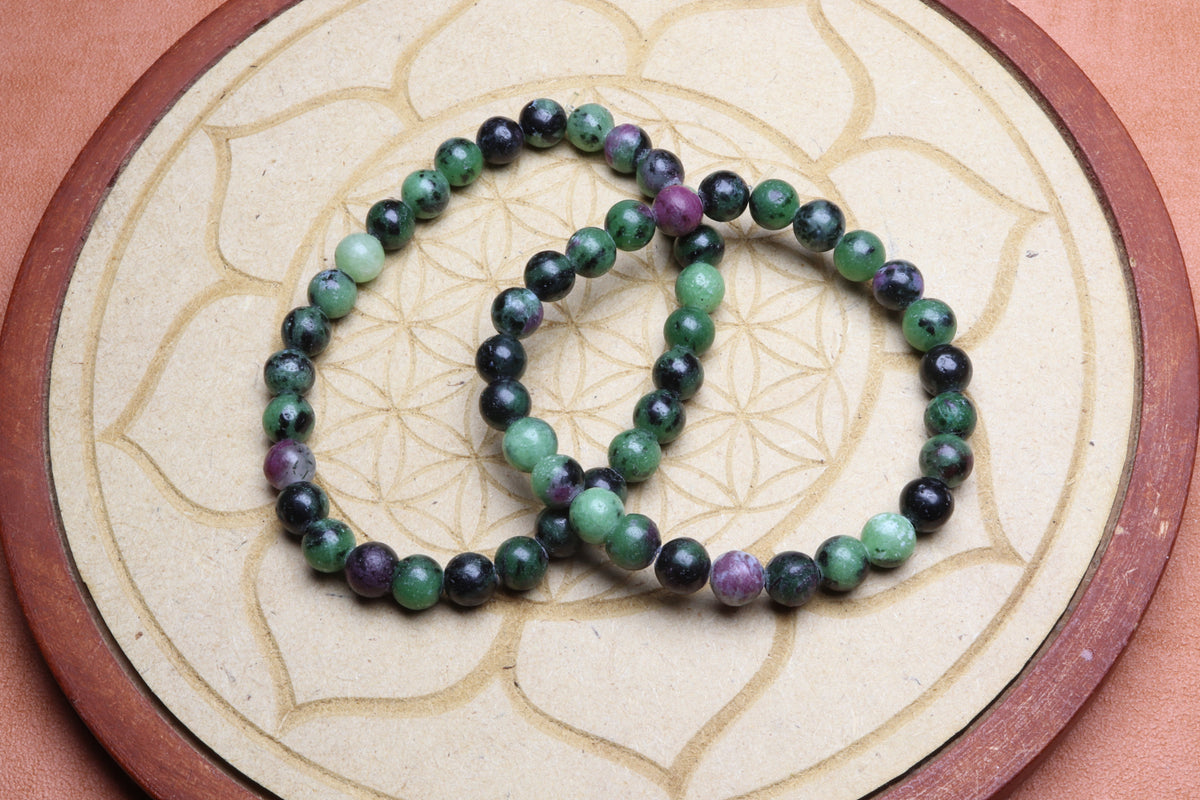Bracelet Rubis sur Zoïsite