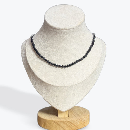 Collier Tourmaline Noire Facetté