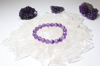 Bracelet Améthyste 8 mm