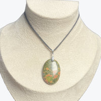 pendentif Unakite ovale
