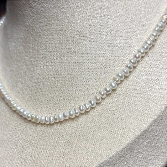 collier perles de culture fermoir argent 925