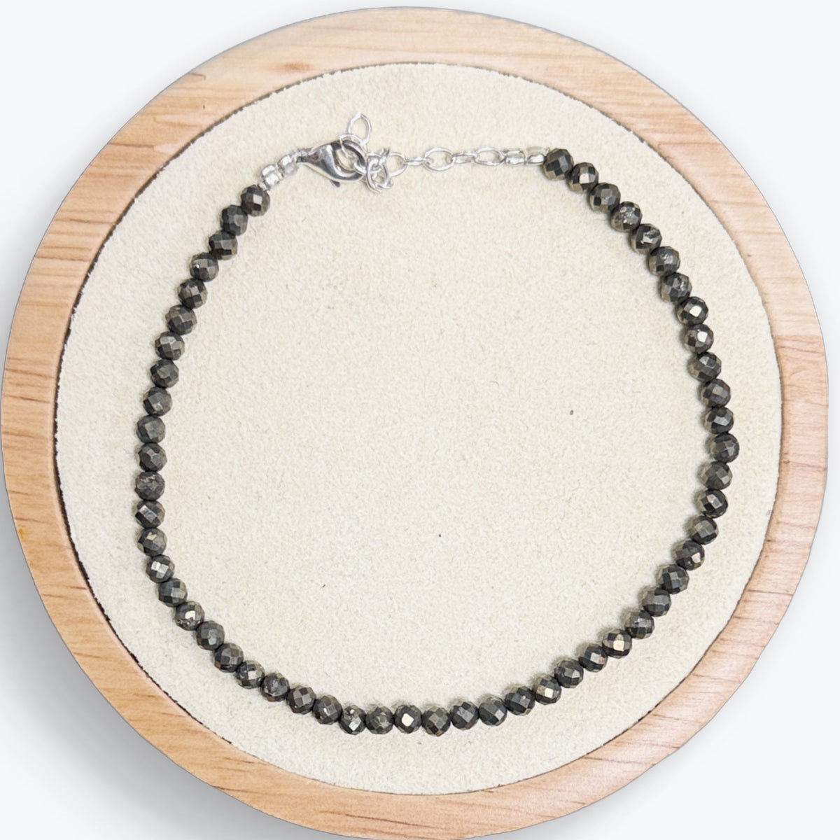 Bracelet Pyrite facetté - 3