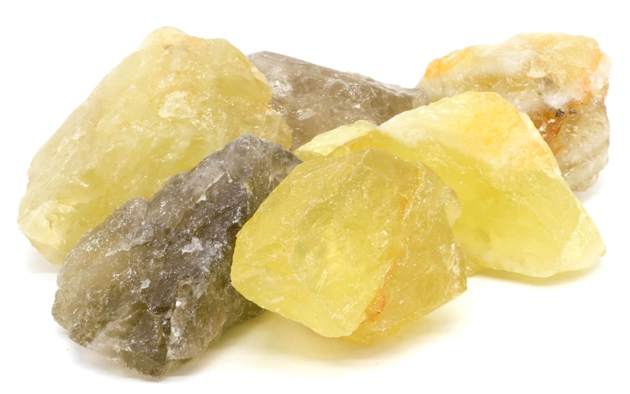 Quartz Citrin 'A' brut 1Kg