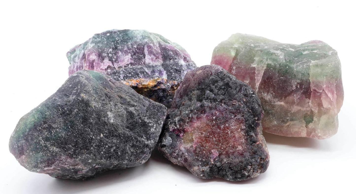 Fluorite Multicolore 'A' brute 1Kg