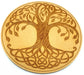 Plaque Bois Arbre de Vie Gravé