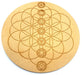 Plaque Bois Graine de Vie & Chakras