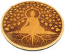 Plaque Bois Bouddha Arbre de Vie