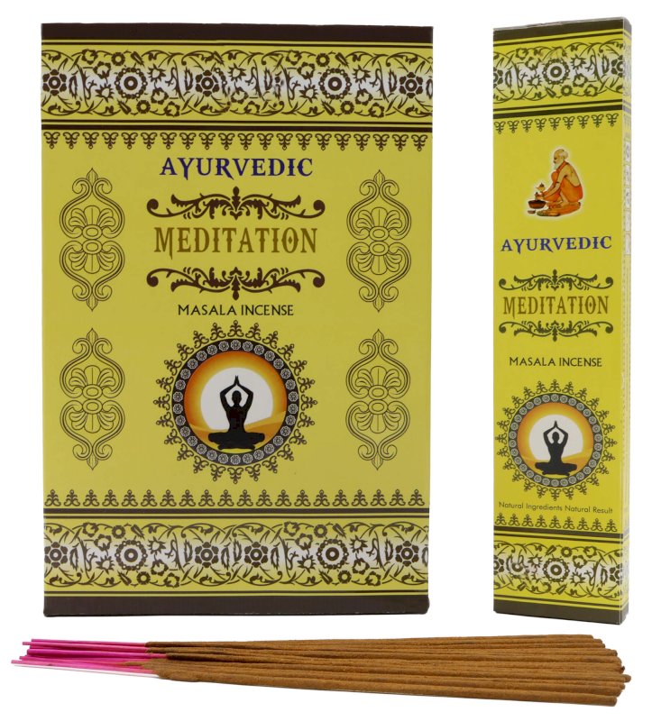 Encens Ayurvedic Méditation 12x15g