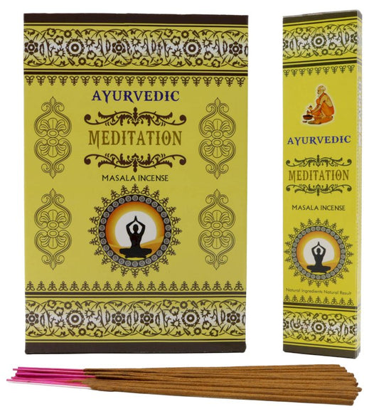 Encens Ayurvedic Méditation 12x15g