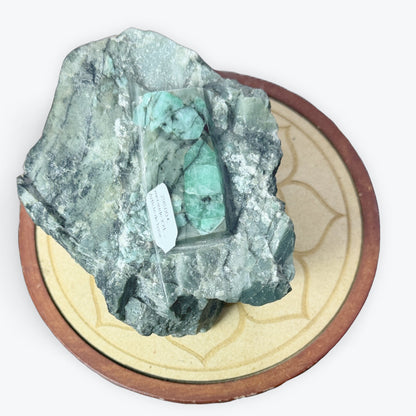 Emeraude XXL brute du brésil dansa sa matrice | 933gr - 11x9cm