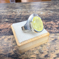 Bague Citrine non-chauffé