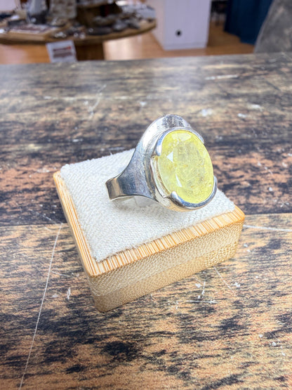 Bague Citrine non-chauffé