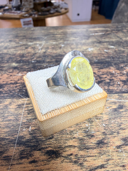 Bague Citrine non-chauffé