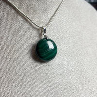 Pendentif Malachite rond