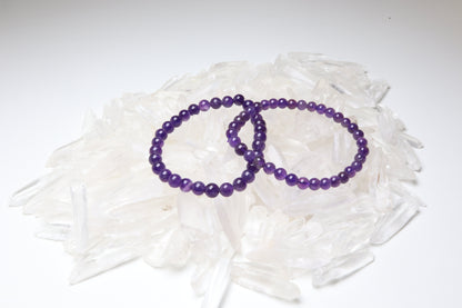 Bracelet Améthyste 6 mm