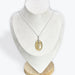 Pendentif Fluorite jaune cabochon