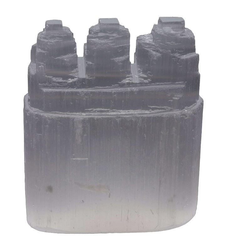 Monolithe Sélénite Triple 10cm