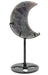 Lune Labradorite sur socle 16cm