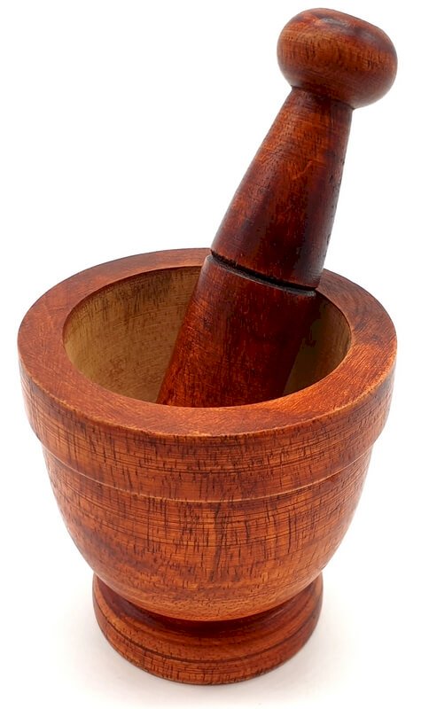 Mortier Bois 9cm