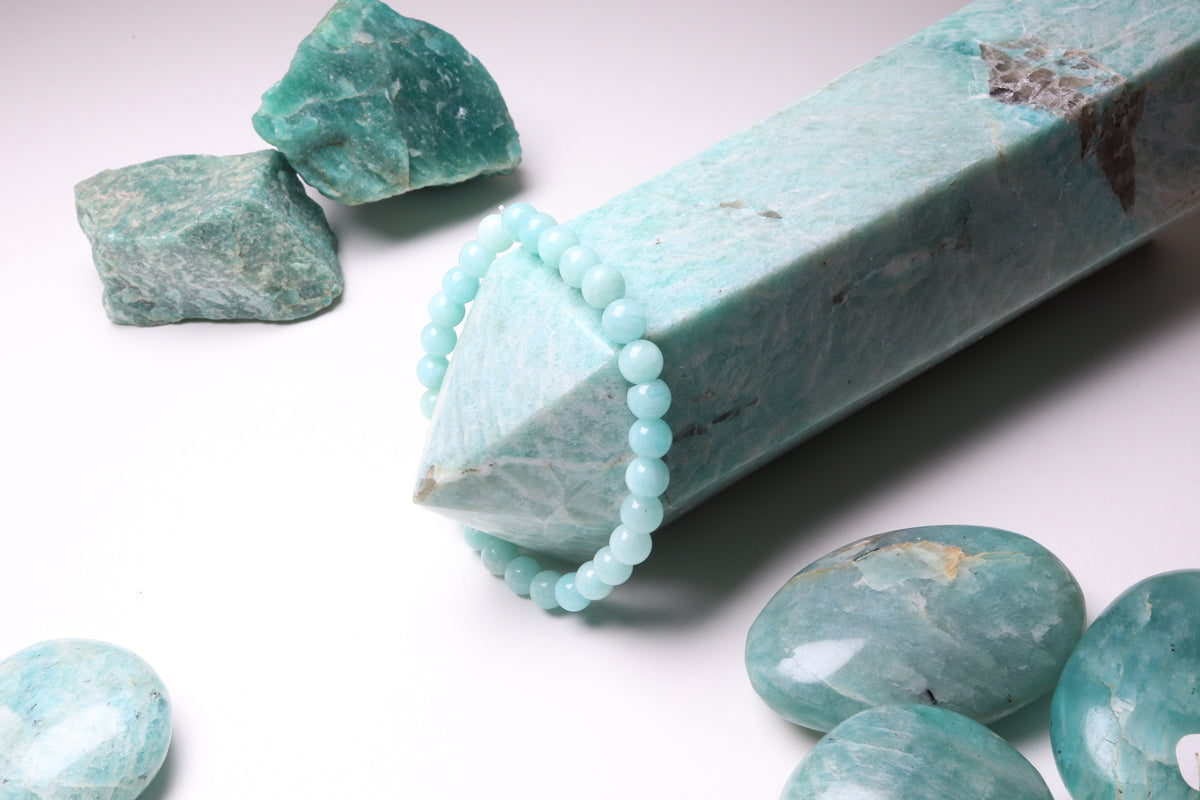 Bracelet Amazonite 6 mm