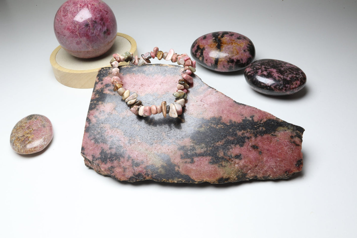 Bracelet en Rhodonite - Amour et Guérison Émotionnelle - photo 2