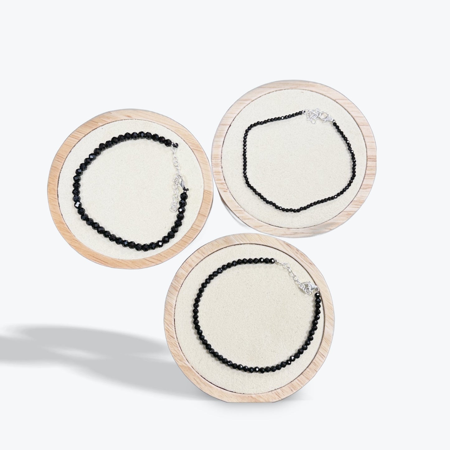 Bracelet Onyx facetté - 4