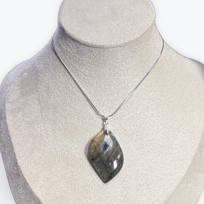 Pendentif en Labradorite avec bélière - Formes variée