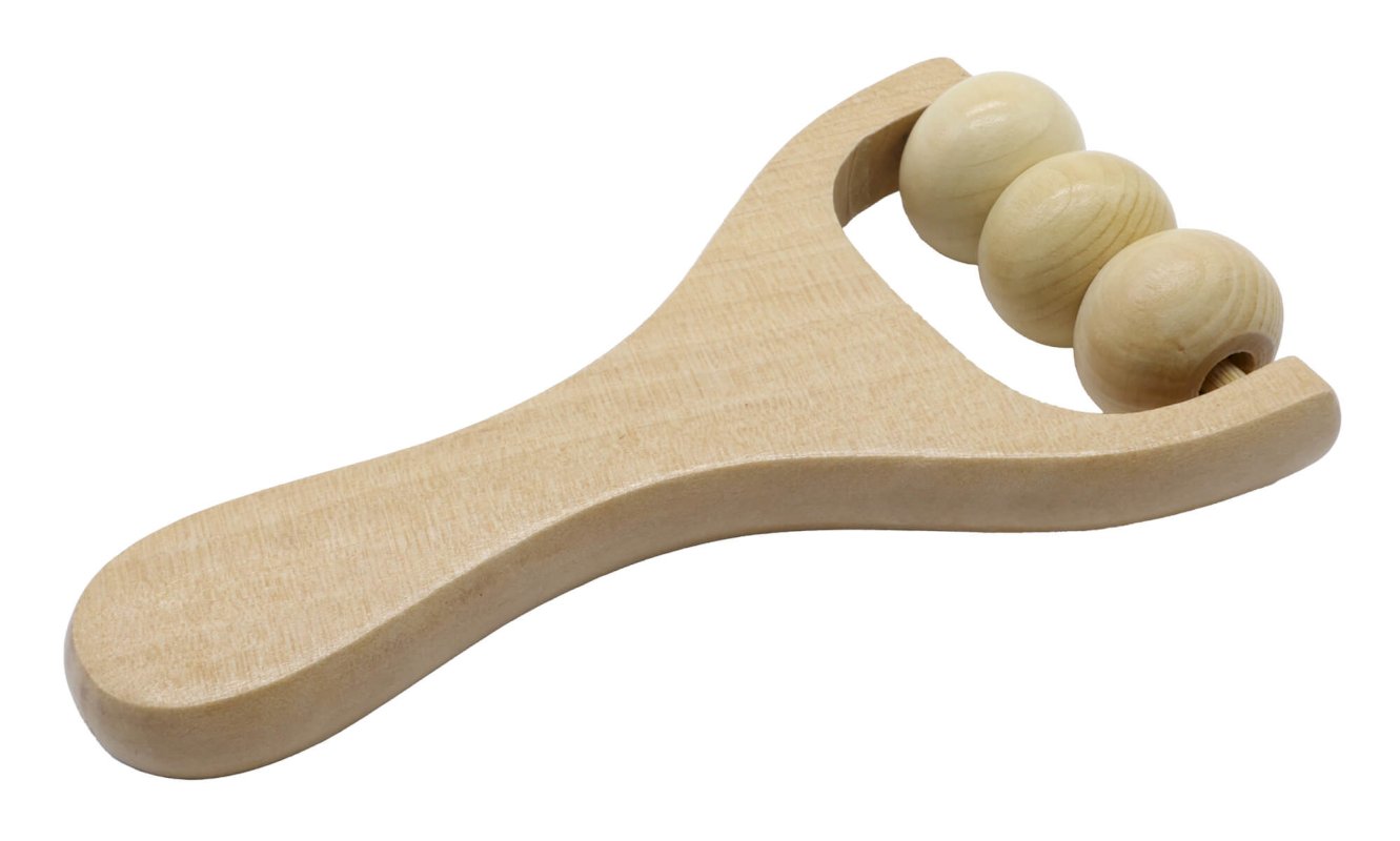 Masseur Rouleau Bois 14cm