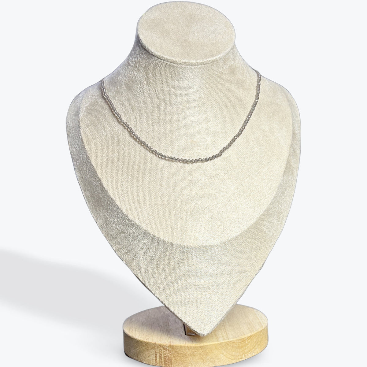 Collier Quartz Fumé Facetté – photo 2