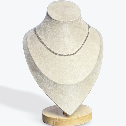 Collier Quartz Fumé Facetté – photo 2