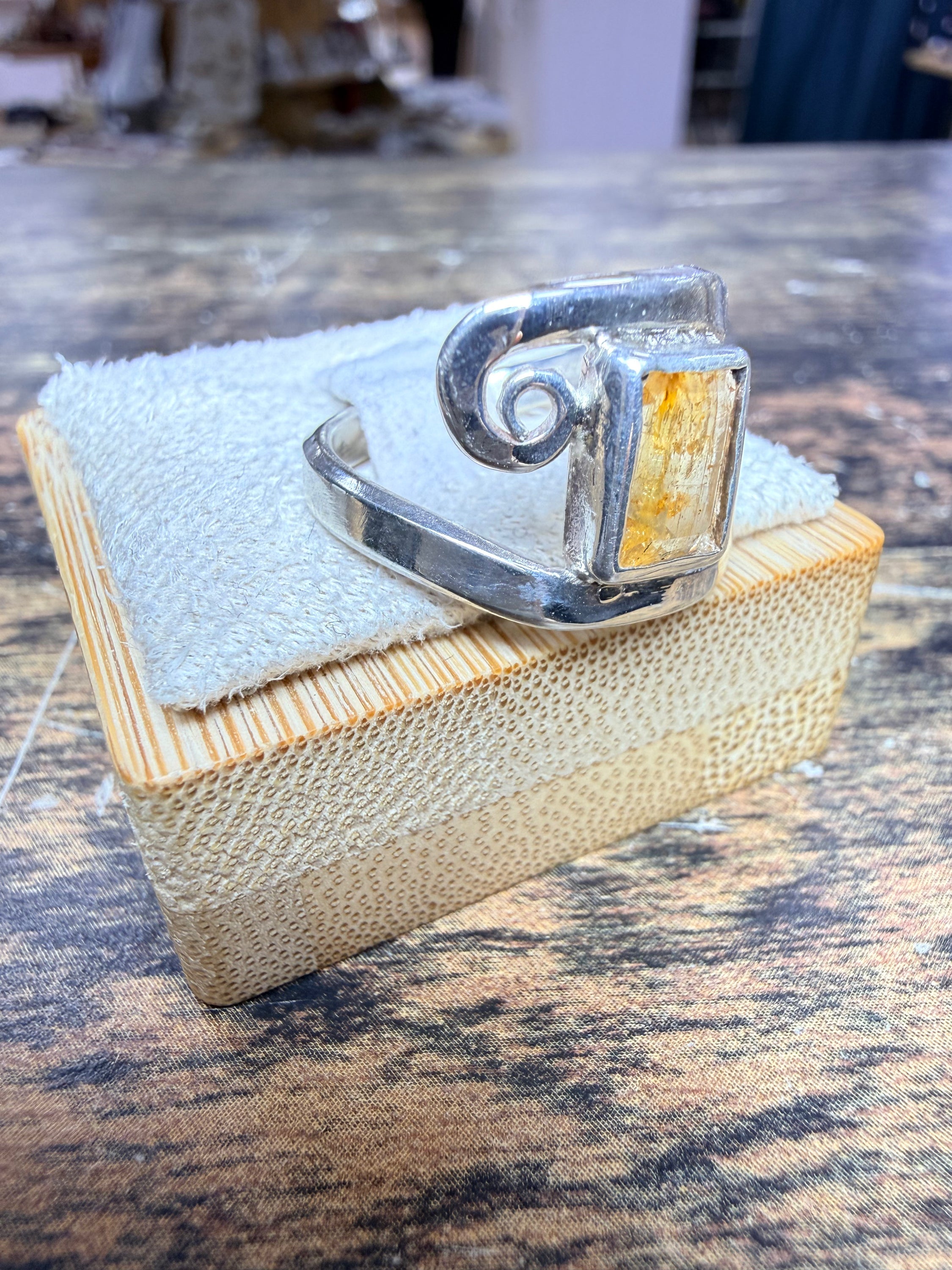 Bague topaze impérial