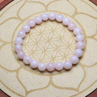 Bracelet en Quartz Rose - Amour et Harmonie 8mm