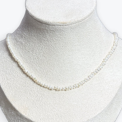 Collier perles de culture avec fermoir en argent