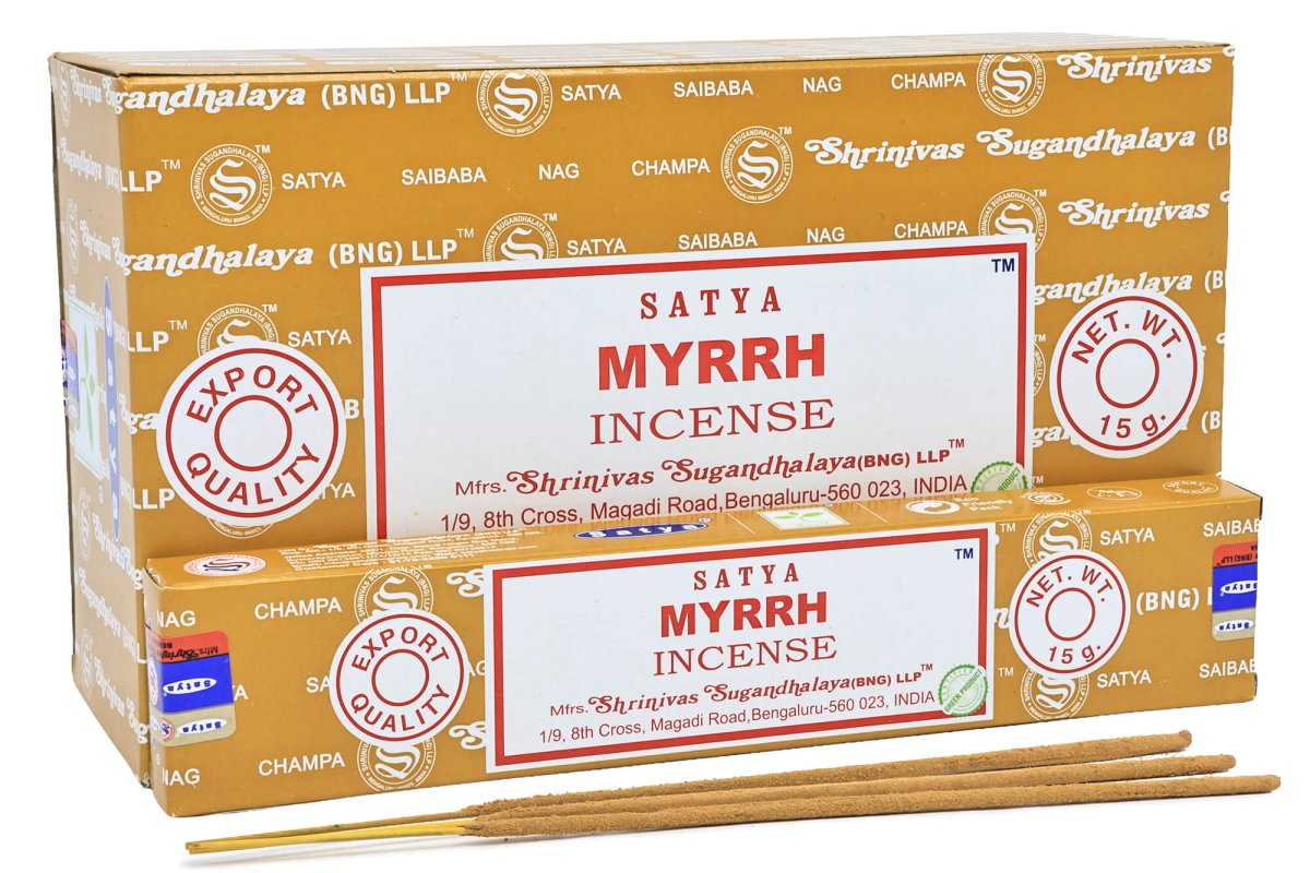 Encens Satya Myrrhe 12x15g
