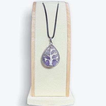 Pendentif Améthyste Arbre de Vie – photo 8