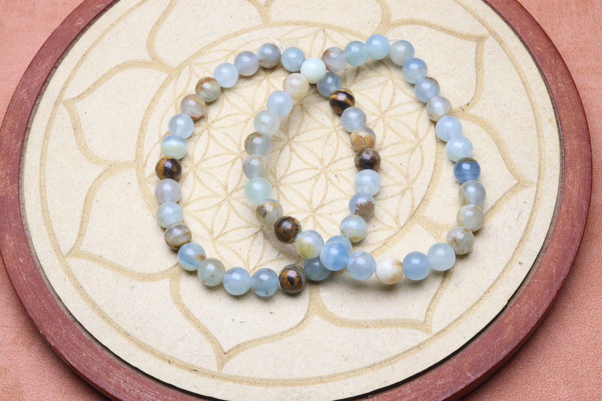 Bracelet Calcite bleu