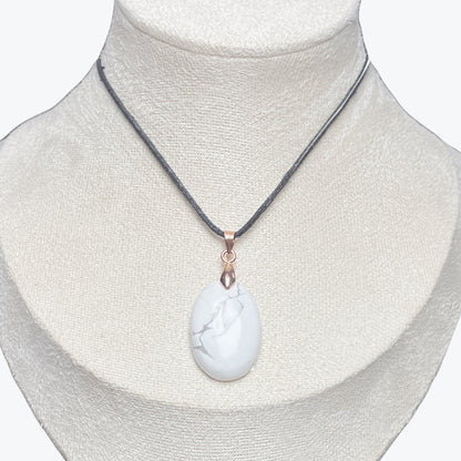 Pendentif Howlite Ovale – photo 3