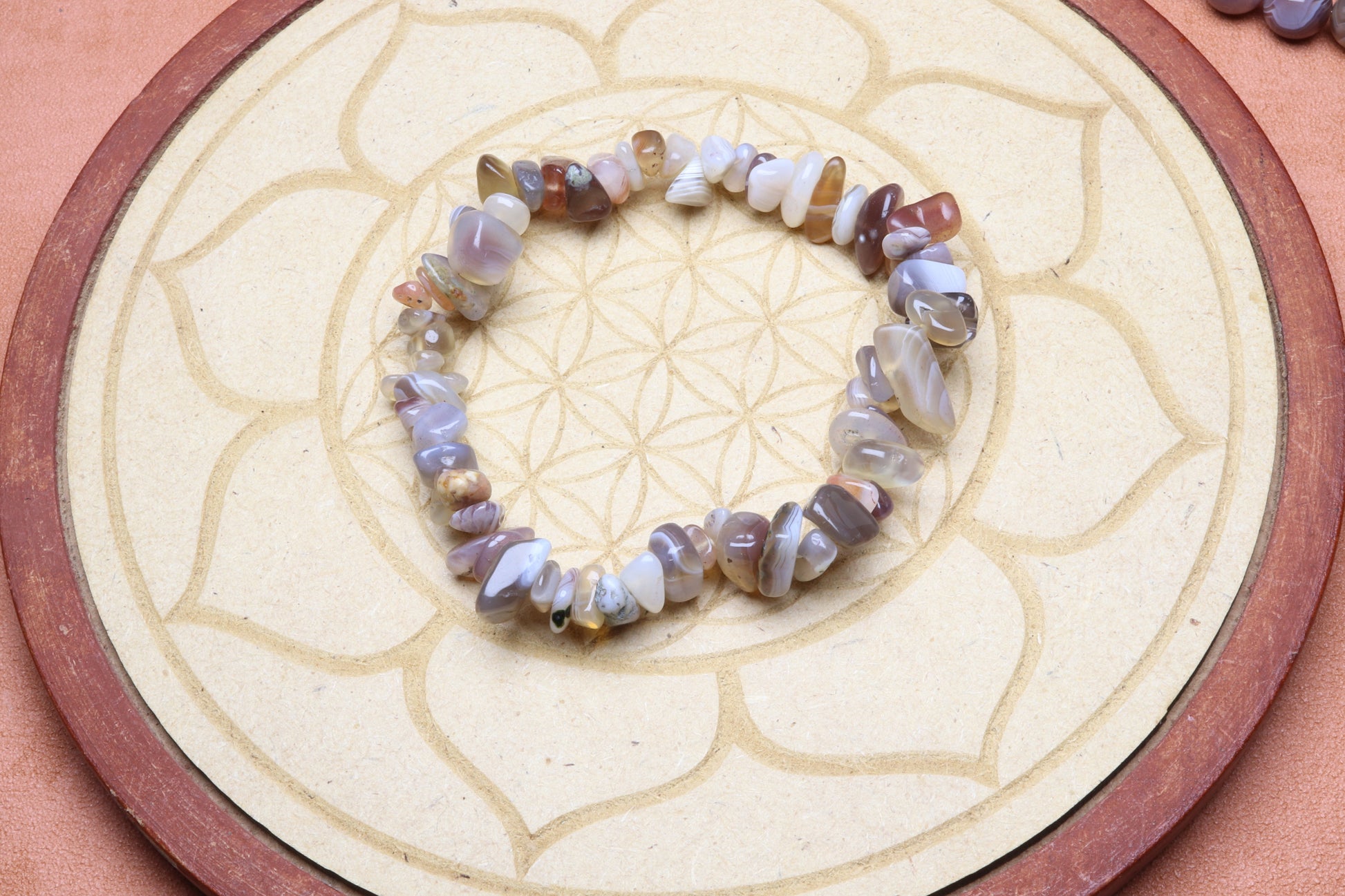 Bracelet Agate Botswana Baroque