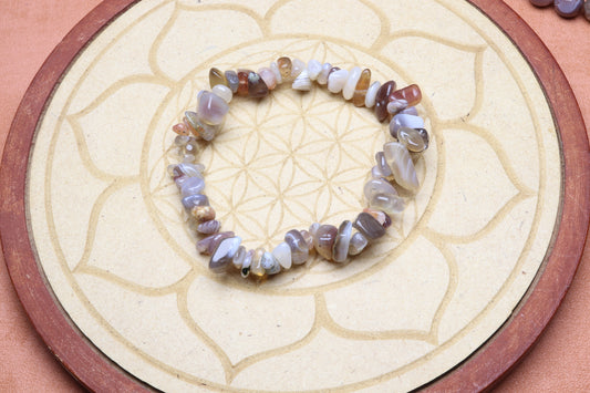 Bracelet Agate Botswana Baroque