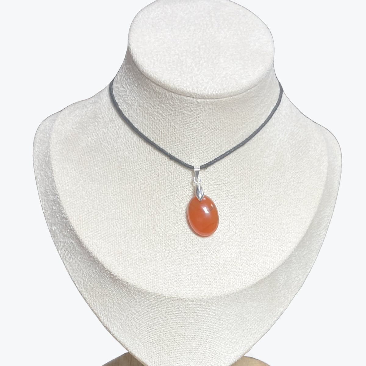 Pendentif cornaline ovale – photo 4